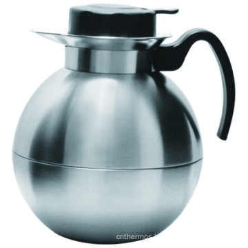 Stainless Steel Double Wall Vacuum Coffee Pot for Restaurant/Hotel